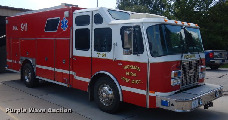image for item HA9414 1997 E-one  rescue emergency vehicle