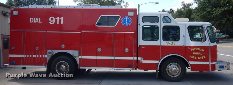 image for item HA9414 1997 E-one  rescue emergency vehicle