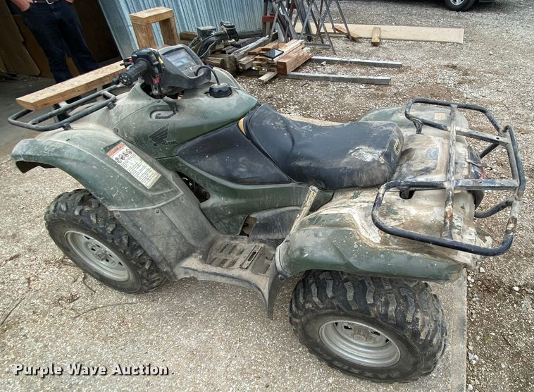 2009 Honda Rancher AT ATV in Columbus, KS | Item HA9536 sold | Purple Wave