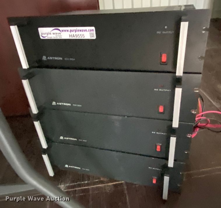 image for item HA9555 Approximately 4 Astron power supplies