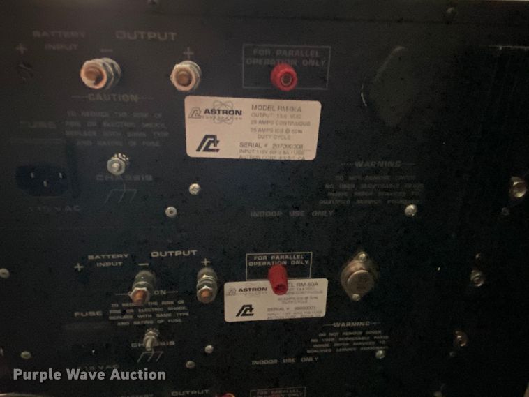 image for item HA9555 Approximately 4 Astron power supplies