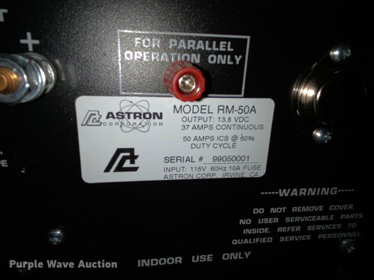 image for item HA9555 Approximately 4 Astron power supplies