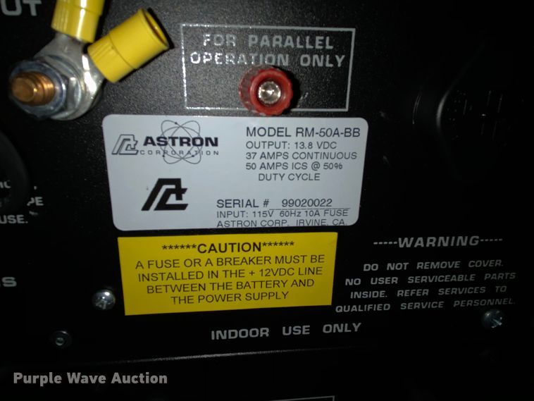 image for item HA9555 Approximately 4 Astron power supplies
