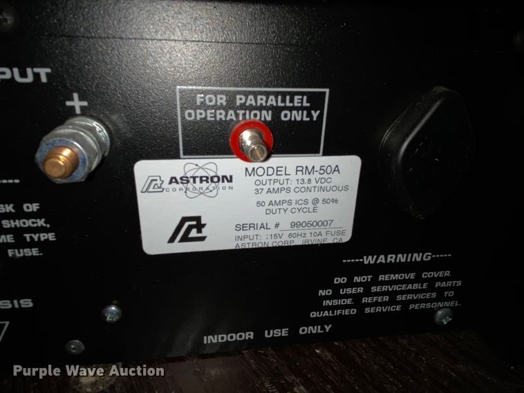 image for item HA9555 Approximately 4 Astron power supplies