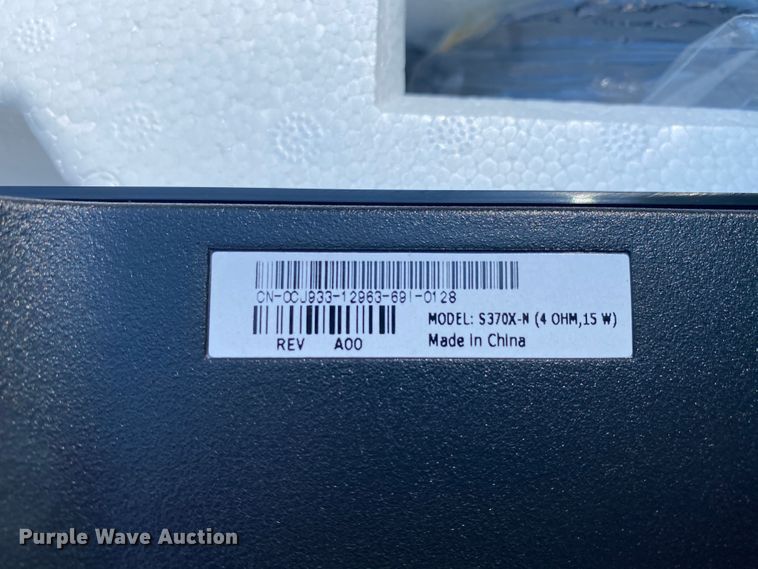 image for item HA9557 Approximately 2 Dell S370X-N surround sound speakers