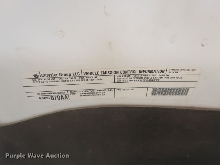 image for item HB9414 2014 Dodge Ram 1500  Crew Cab pickup truck