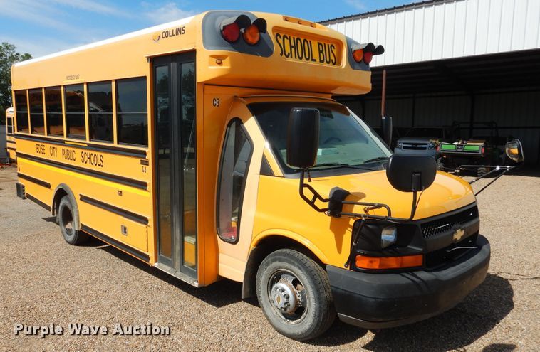 image for item HO9018 2010 Chevrolet Express G4500 CT4 Collins school bus