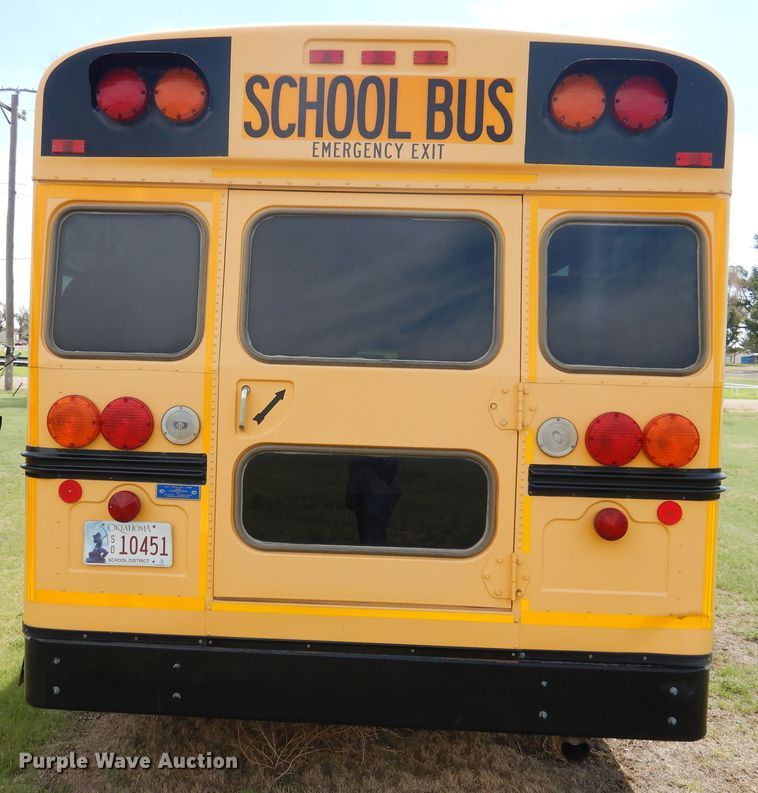 image for item HO9021 2008 Ford E450  Blue Bird B2V school bus