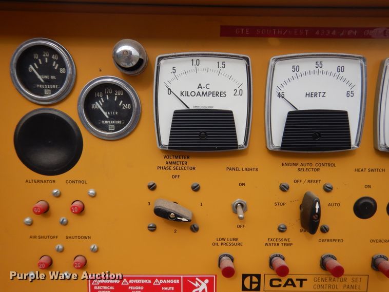 image for item HO9126 Caterpillar 3412  generator