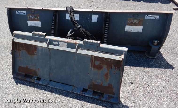 image for item HY9561 2003 Sweepster LAF14820022 84"W skid steer snow plow