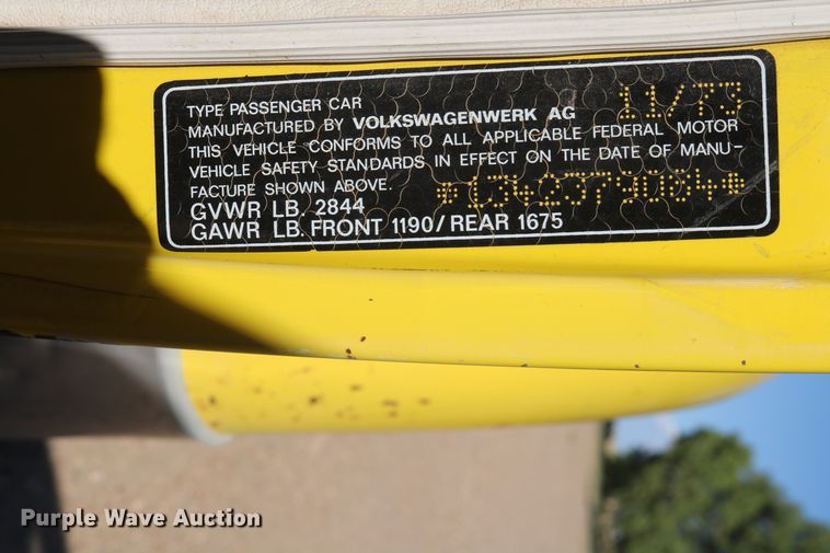 image for item DD5401 1974 Volkswagen Bettle