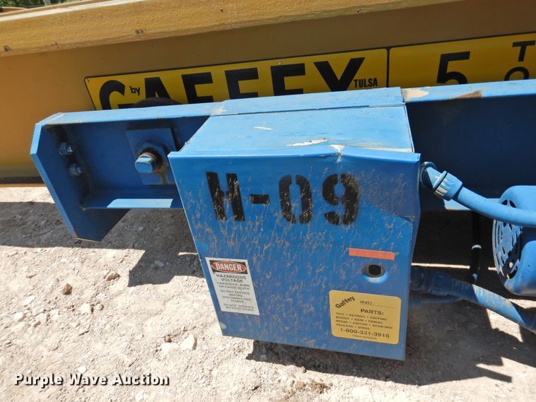 image for item DG1458 Gaffey 98-10282 bridge crane