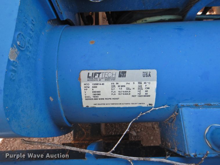 image for item DG1458 Gaffey 98-10282 bridge crane