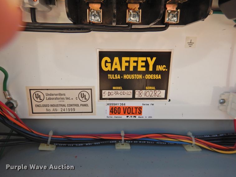 image for item DG1458 Gaffey 98-10282 bridge crane