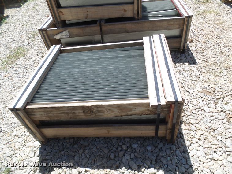 image for item DG2028 (13) crates of sheet metal and accessories