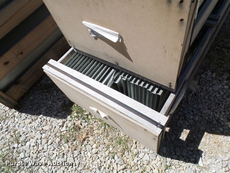 image for item DG2028 (13) crates of sheet metal and accessories