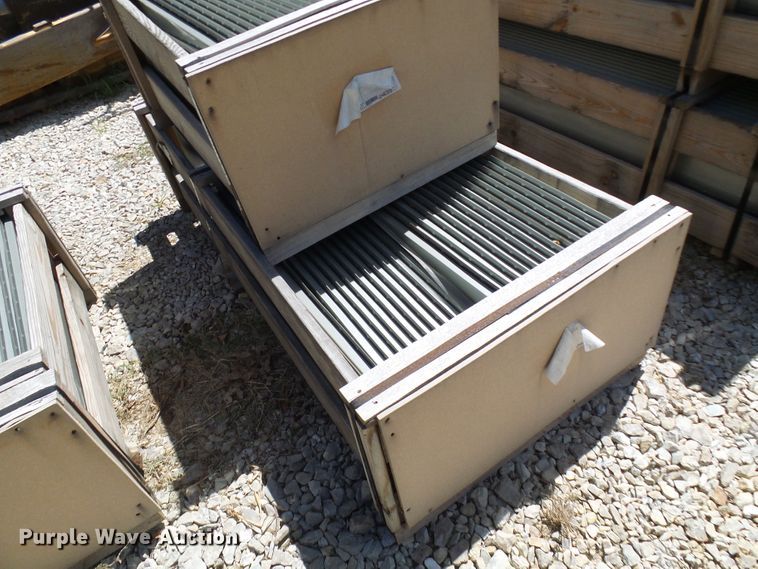 image for item DG2028 (13) crates of sheet metal and accessories