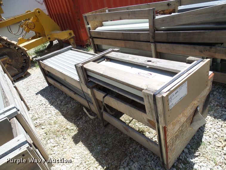 image for item DG2028 (13) crates of sheet metal and accessories