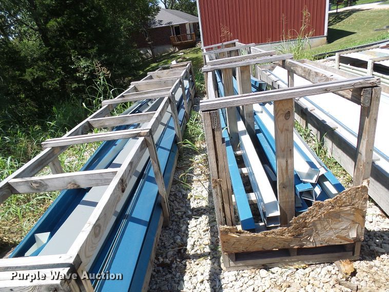 image for item DG2028 (13) crates of sheet metal and accessories