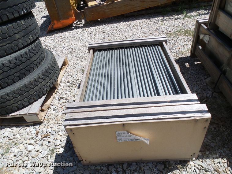 image for item DG2028 (13) crates of sheet metal and accessories