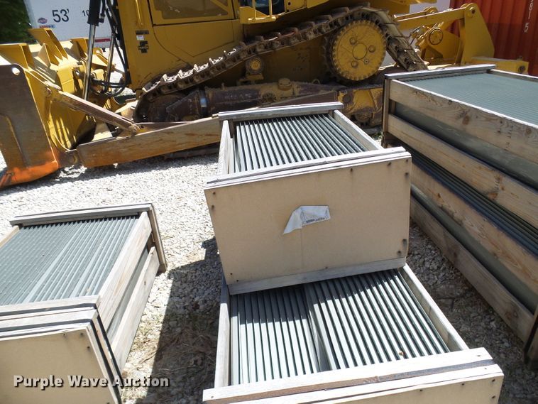 image for item DG2028 (13) crates of sheet metal and accessories