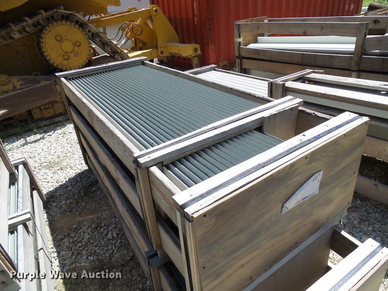 image for item DG2028 (13) crates of sheet metal and accessories