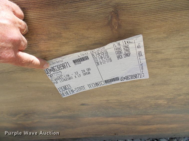 image for item DG2028 (13) crates of sheet metal and accessories