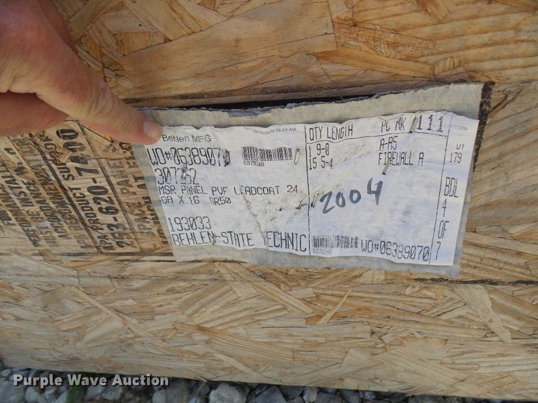 image for item DG2028 (13) crates of sheet metal and accessories