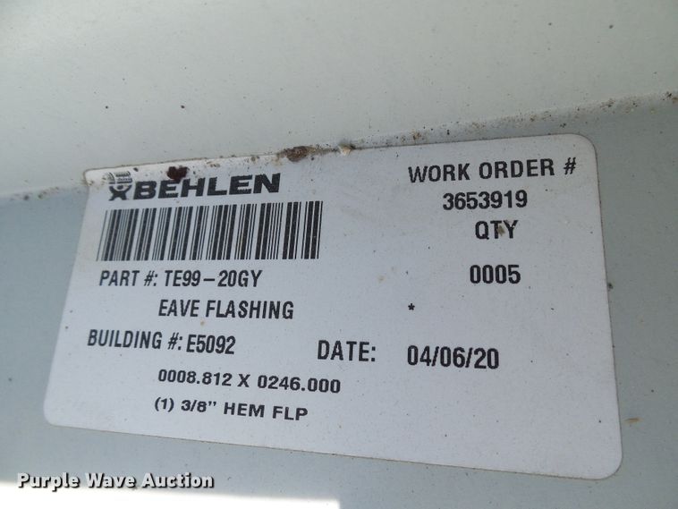 image for item DG2028 (13) crates of sheet metal and accessories