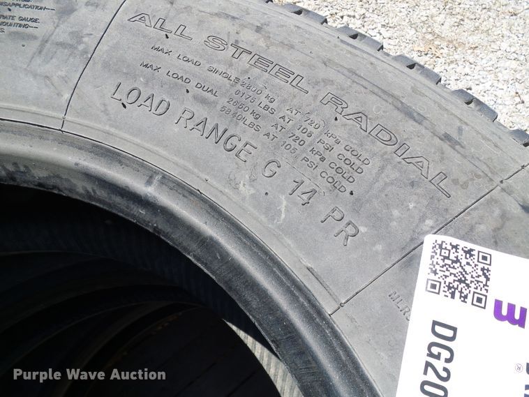 image for item DG2031 (4) Westlake 11R22.5 tires