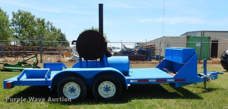 image for item DG8663 Shop built smoker trailer