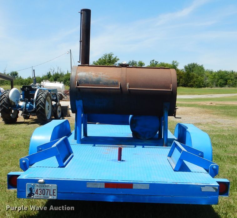image for item DG8663 Shop built smoker trailer