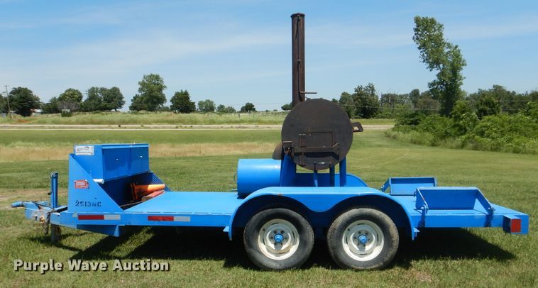 image for item DG8663 Shop built smoker trailer