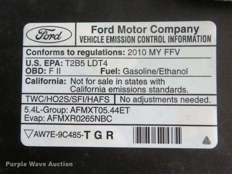 image for item DH1109 2010 Ford Expedition Eddie Bauer  SUV