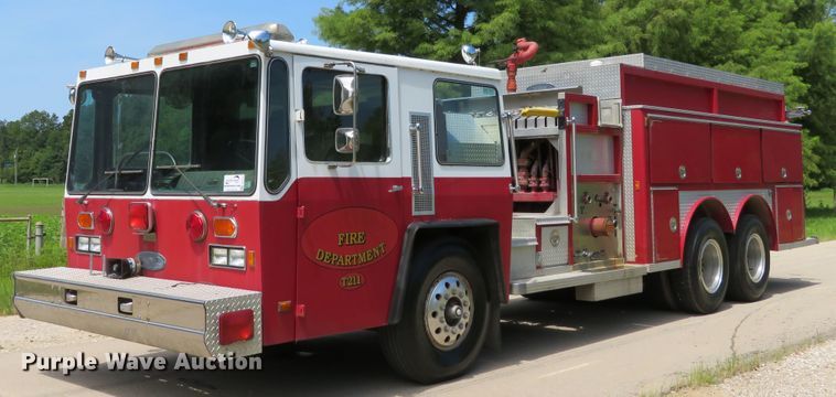 image for item DH1127 1982 Hendrickson 1871-WA  pumper fire truck