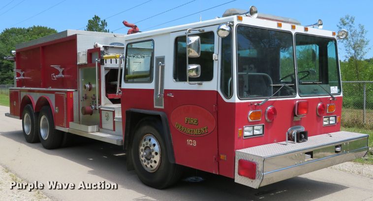 image for item DH1127 1982 Hendrickson 1871-WA  pumper fire truck