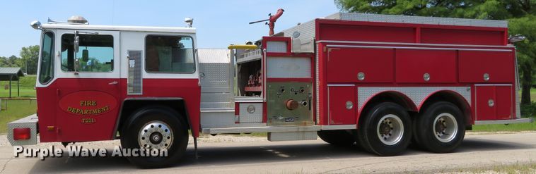 image for item DH1127 1982 Hendrickson 1871-WA  pumper fire truck