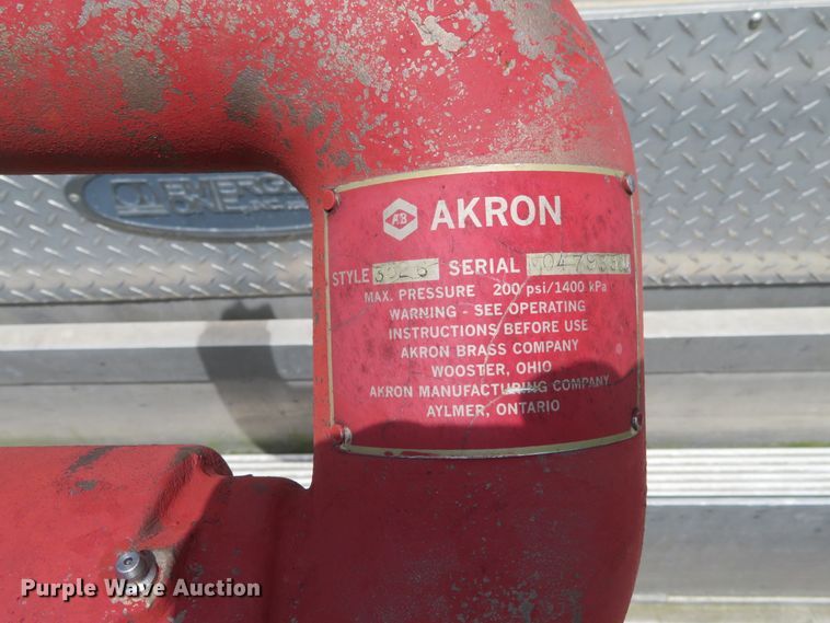 image for item DH1127 1982 Hendrickson 1871-WA  pumper fire truck