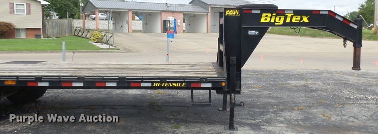 image for item DH3837 2013 Big Tex 22GN-20BK5-3R equipment trailer