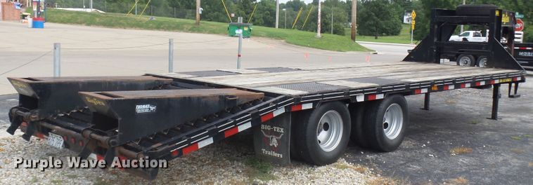 image for item DH3837 2013 Big Tex 22GN-20BK5-3R equipment trailer
