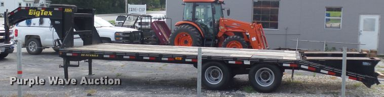 image for item DH3837 2013 Big Tex 22GN-20BK5-3R equipment trailer