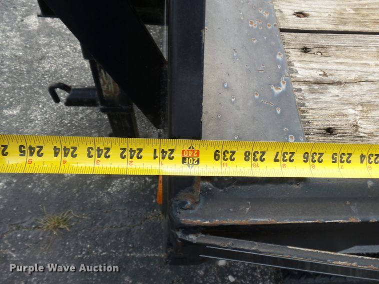 image for item DH3837 2013 Big Tex 22GN-20BK5-3R equipment trailer