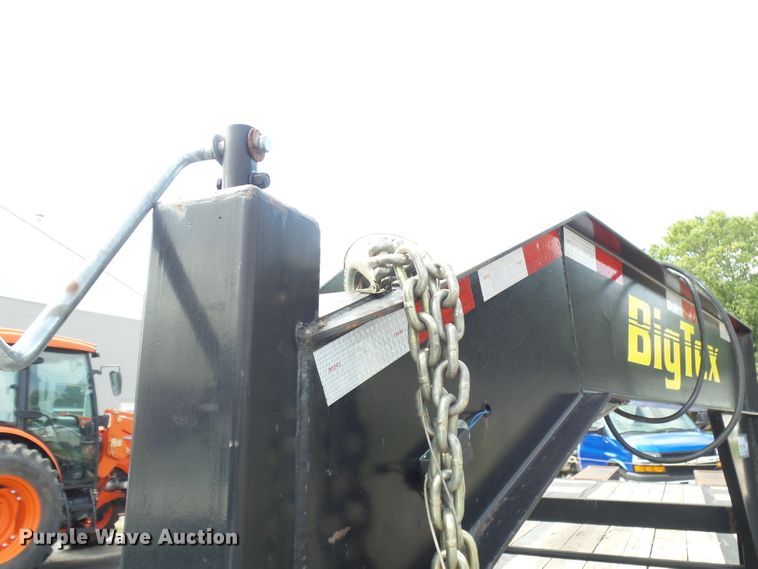 image for item DH3837 2013 Big Tex 22GN-20BK5-3R equipment trailer