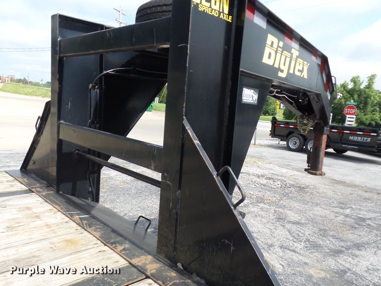 image for item DH3837 2013 Big Tex 22GN-20BK5-3R equipment trailer