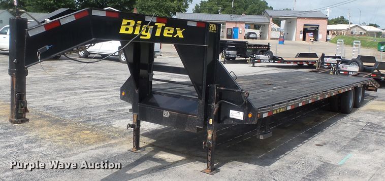 image for item DH3840 2012 Big Tex 22GN28BK5 equipment trailer