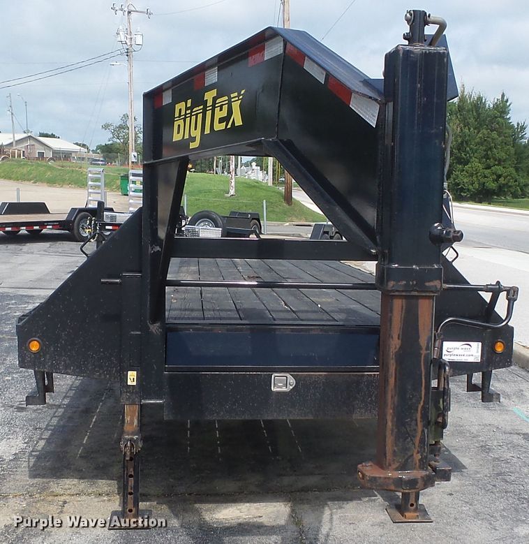 image for item DH3840 2012 Big Tex 22GN28BK5 equipment trailer
