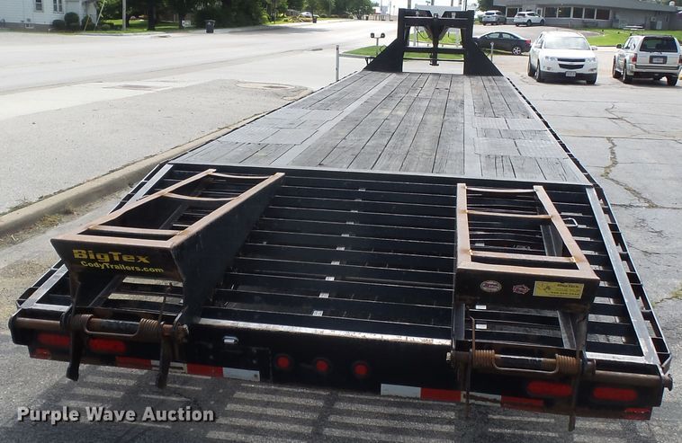 image for item DH3840 2012 Big Tex 22GN28BK5 equipment trailer
