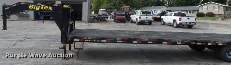 image for item DH3840 2012 Big Tex 22GN28BK5 equipment trailer