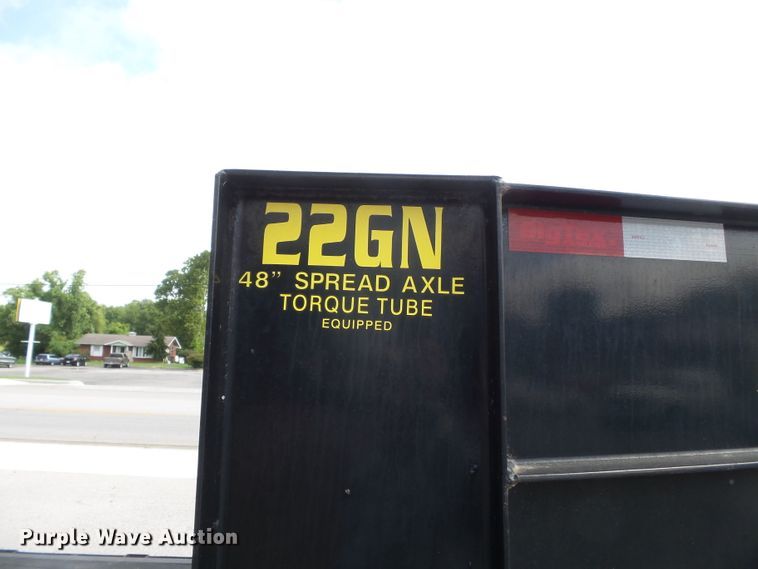 image for item DH3840 2012 Big Tex 22GN28BK5 equipment trailer