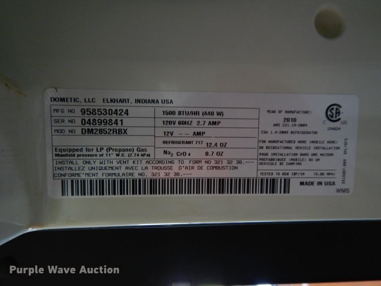 image for item DH6553 2011 Forest River Blue Ridge  camper